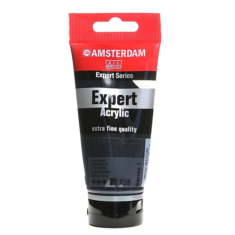 Amsterdam Expert Acrylic Tubes Oxide Black 75 Ml [Pack Of 3] image 1