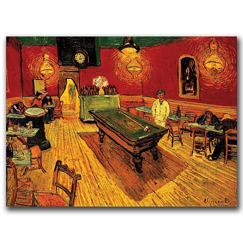Trademark Fine Art van Gogh 'The Night Cafe' 24 x 32 (M234-C2432GG) image 1