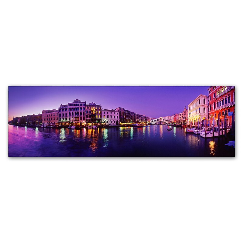 Trademark Fine Art John Xiong 'Grand Canal' 16 x 47 (ALI0647-C1647GG) image 1