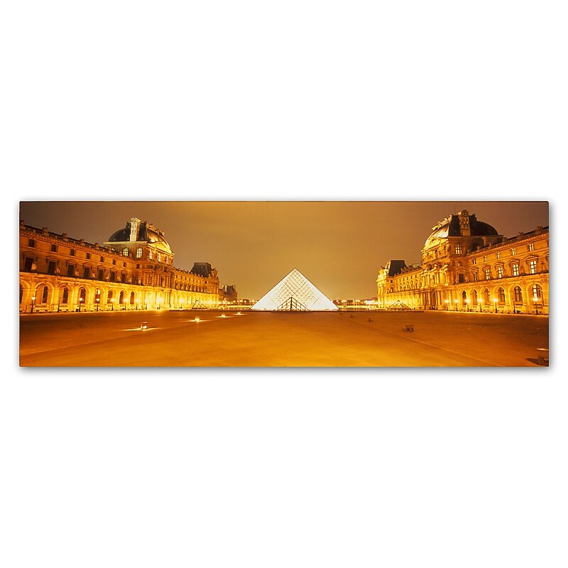 Trademark Fine Art John Xiong 'The Louve' 6 x 19 (ALI0652-C619GG) image 1