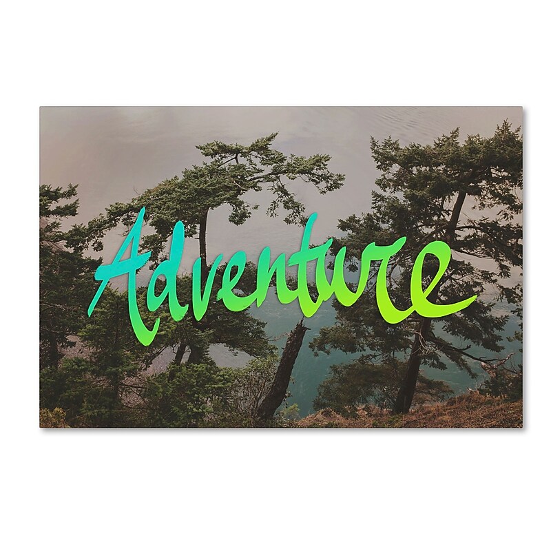 Trademark Fine Art Leah Flores 'Adventure (Whidbey Island)' 16 x 24 (ALI0680-C1624GG) image 1