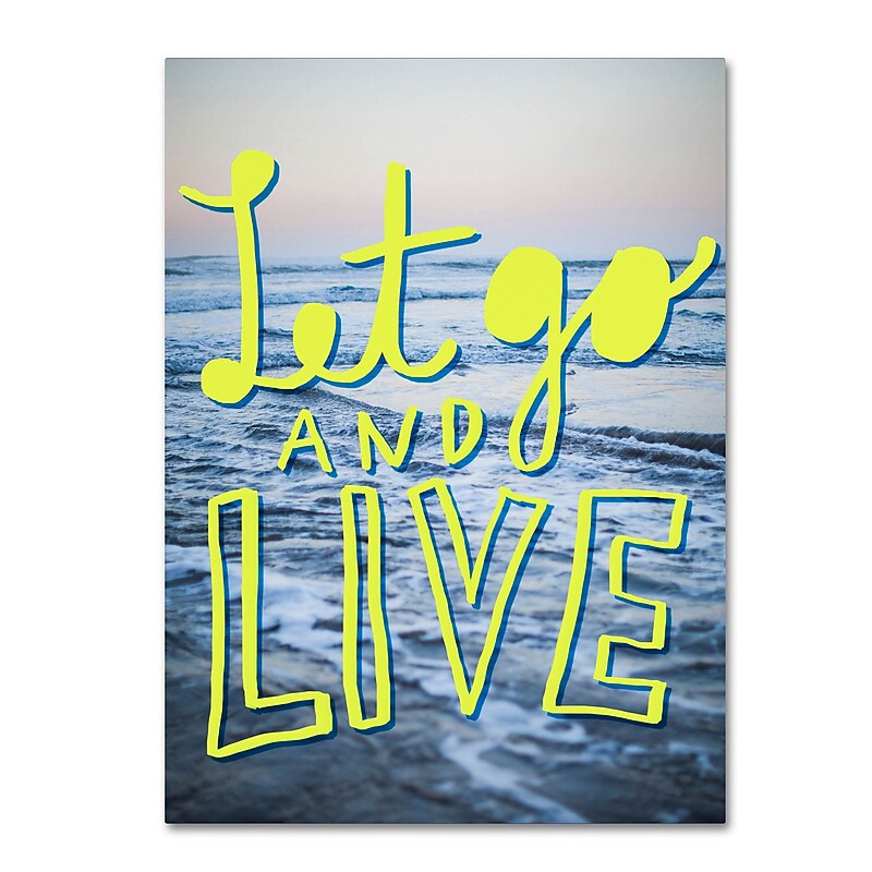 Trademark Fine Art Leah Flores 'Let Go' 24 x 32 (ALI0696-C2432GG) image 1