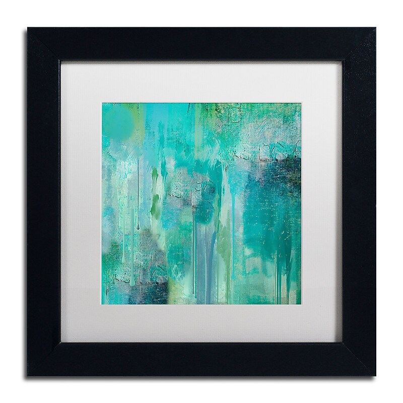 Trademark Fine Art Color Bakery 'Aqua Circumstance II' 11 x 11 (ALI0719-B1111MF) image 1