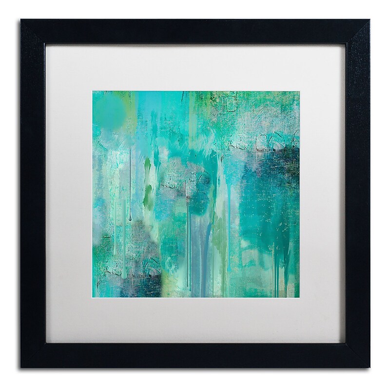 Trademark Fine Art Color Bakery 'Aqua Circumstance II' 16 x 16 (ALI0719-B1616MF) image 1