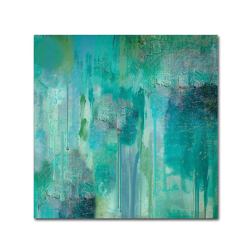 Trademark Fine Art Color Bakery 'Aqua Circumstance II' 24 x 24 (ALI0719-C2424GG) image 1