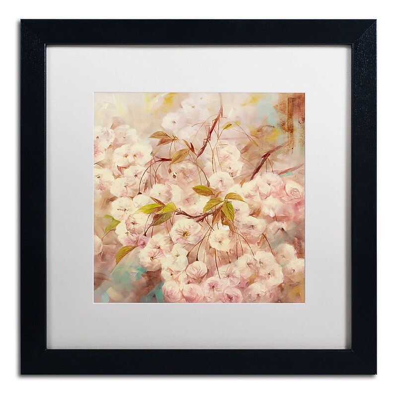 Trademark Fine Art Li Bo 'Rose Bush I' 16 x 16 (ALI0758-B1616MF) image 1