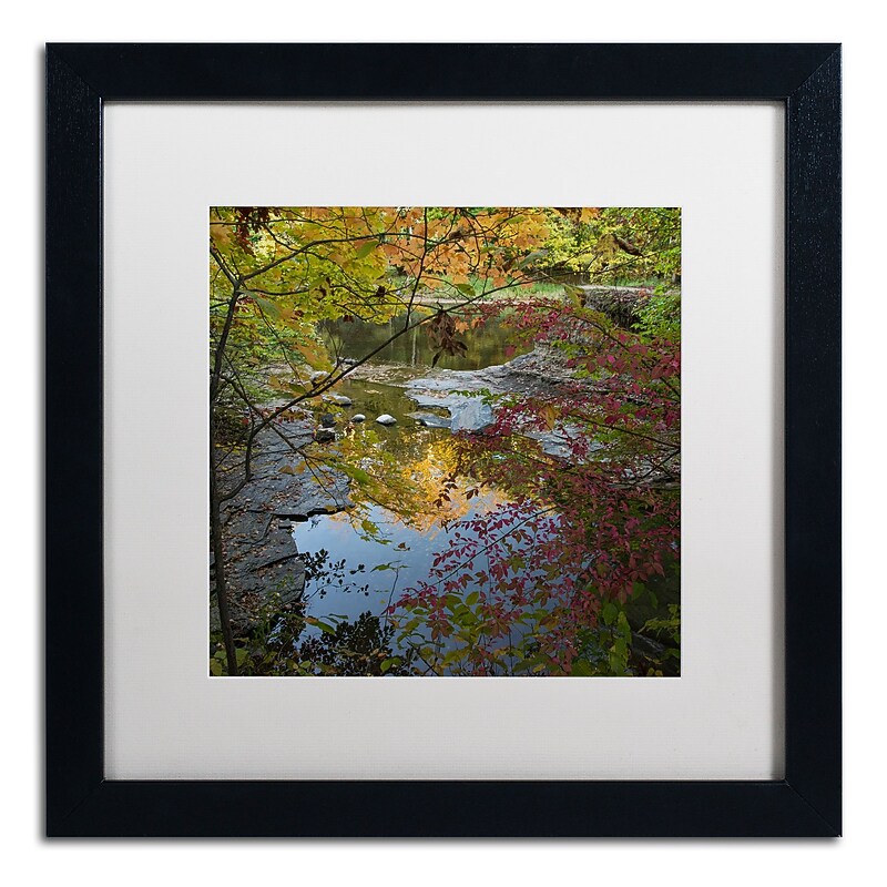 Trademark Fine Art Kurt Shaffer 'Why I Love Autumn 3' 16 x 16 (KS01053-B1616MF) image 1