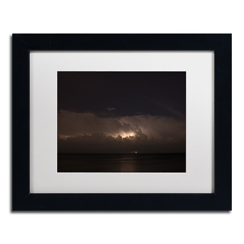 Trademark Fine Art Kurt Shaffer 'Big Dipper Thunderstorm' 11 x 14 (KS01058-B1114MF) image 1