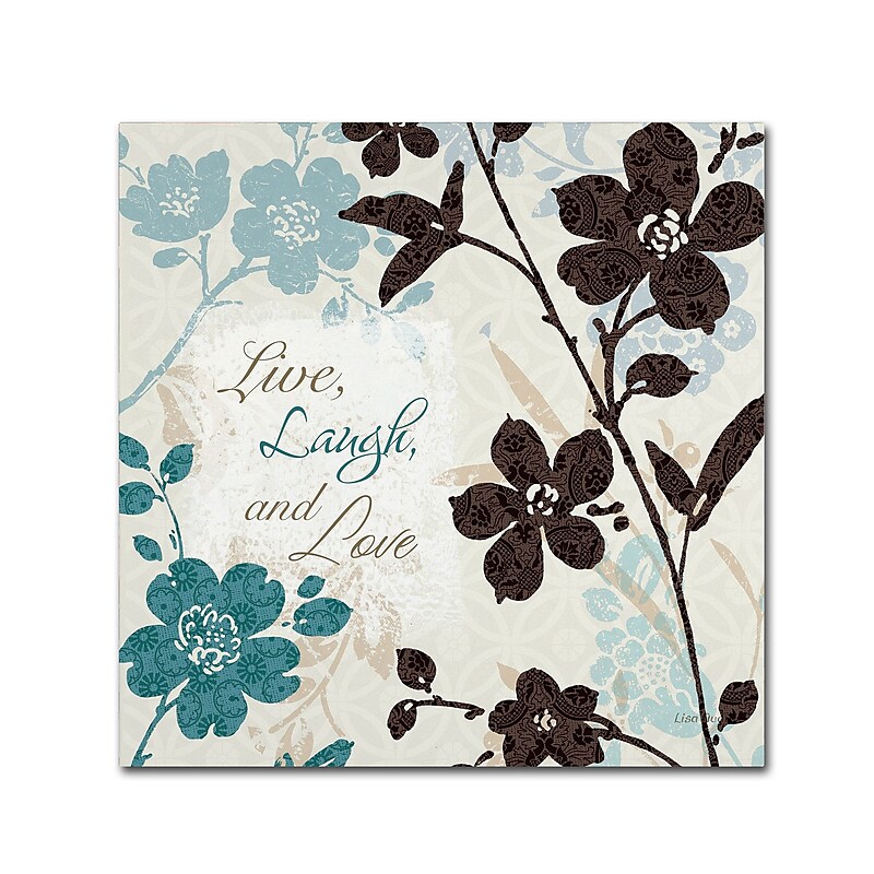 Trademark Fine Art Lisa Audit 'Botanical Touch Quote II' 35 x 35 (WAP0175-C3535GG) image 1