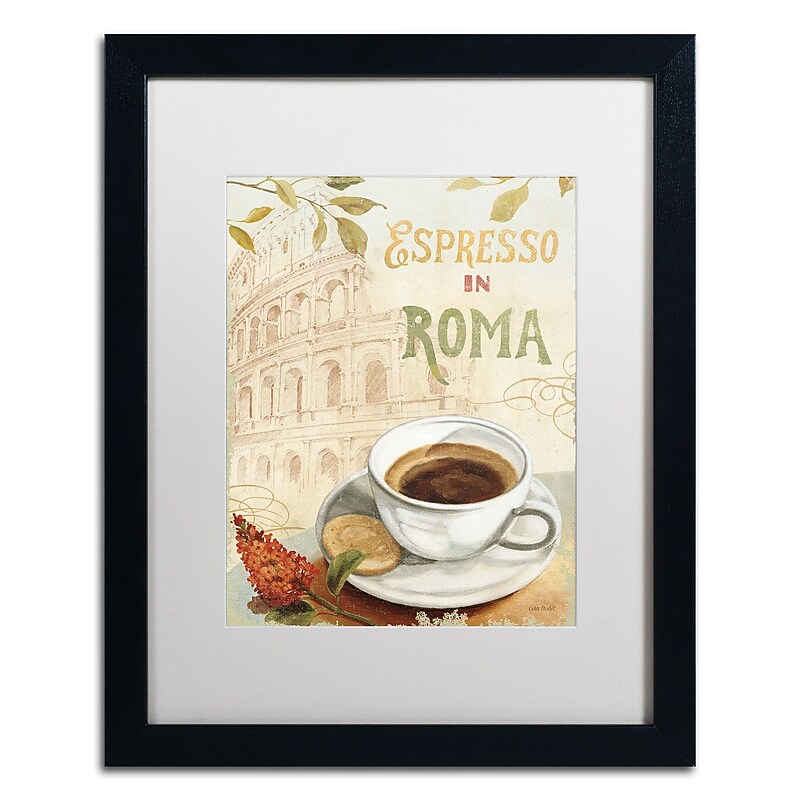 Trademark Fine Art Lisa Audit 'Cafe in Europe III' 16 x 20 (WAP0189-B1620MF) image 1