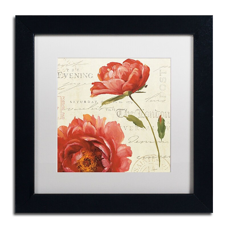 Trademark Fine Art Lisa Audit 'My Own Words' 11 x 11 Framed Art Print (WAP0199-B1111MF) image 1