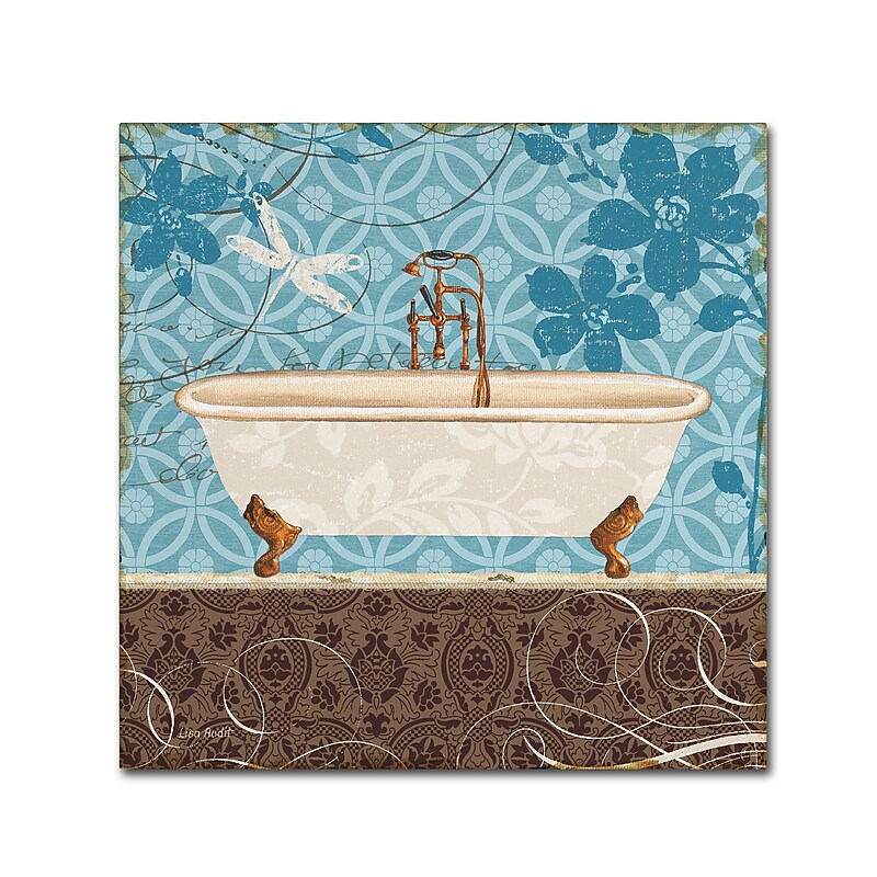 Trademark Fine Art Lisa Audit 'Eco Motif Bath II' 14 x 14 (WAP0205-C1414GG) image 1