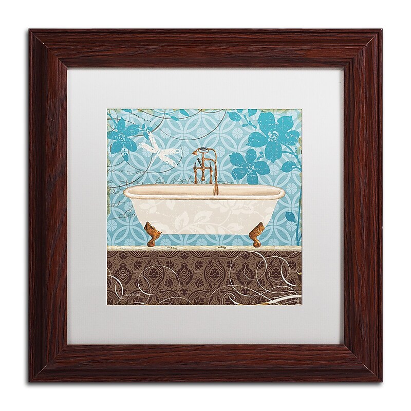 Trademark Fine Art Lisa Audit 'Eco Motif Bath II' 11 x 11 (WAP0205-W1111MF) image 1