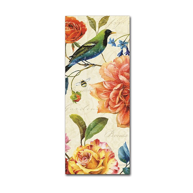 Trademark Fine Art Lisa Audit 'Rainbow Garden VI - Cream' 8 x 19 (WAP0206-C819GG) image 1