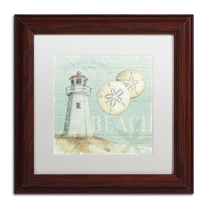 Trademark Fine Art Lisa Audit 'Beach House I' 11 x 11 (WAP0215-W1111MF) image 1