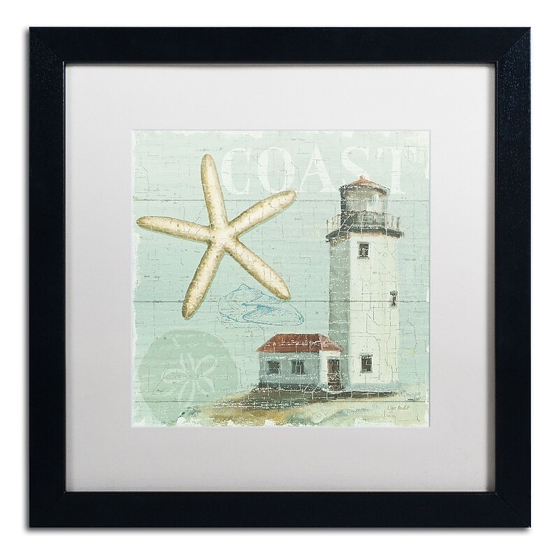 Trademark Fine Art Lisa Audit 'Beach House II' 16 x 16 (WAP0216-B1616MF) image 1