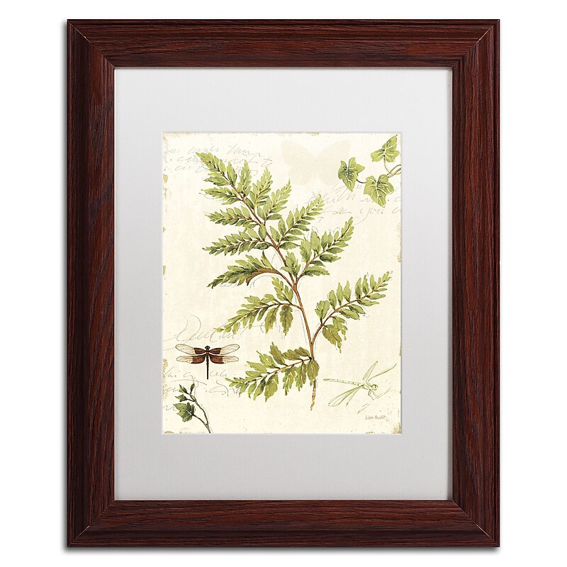 Trademark Fine Art Lisa Audit 'Ivies and Ferns I' 11 x 14 (WAP0217-W1114MF) image 1