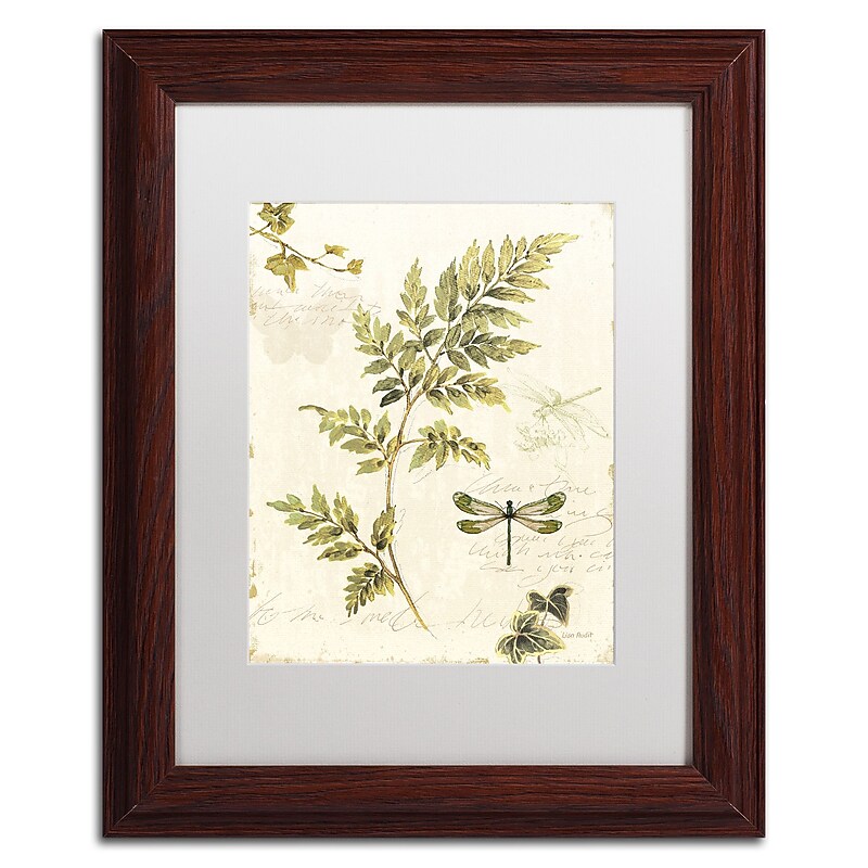 Trademark Fine Art Lisa Audit 'Ivies and Ferns III' 11 x 14 (WAP0219-W1114MF) image 1