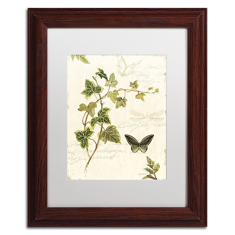 Trademark Fine Art Lisa Audit 'Ivies and Ferns IV' 11 x 14 (WAP0220-W1114MF) image 1