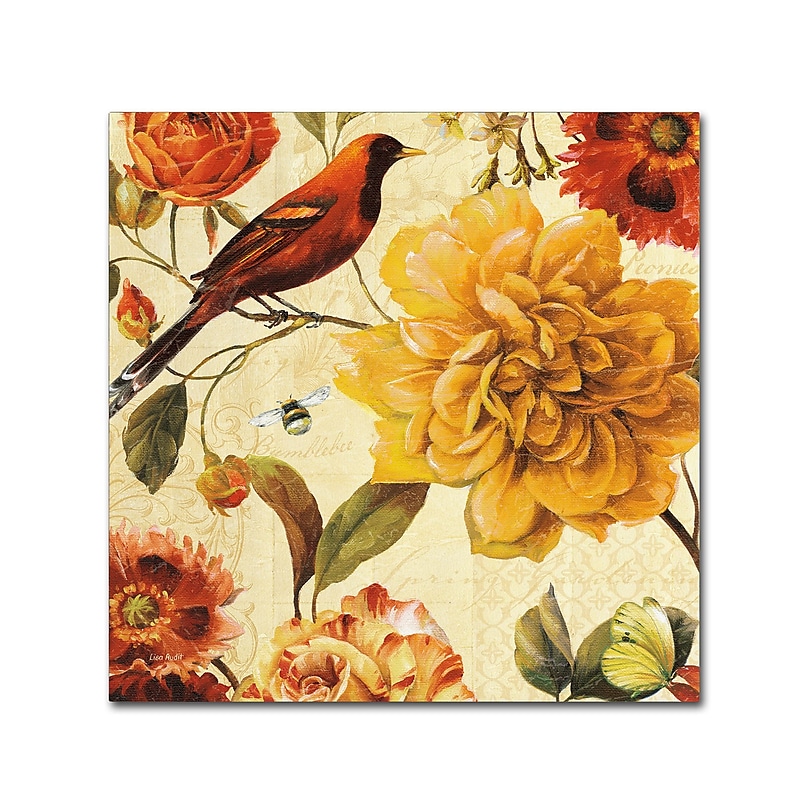 Trademark Fine Art Lisa Audit 'Rainbow Garden Spice II' 24 x 24 (WAP0225-C2424GG) image 1
