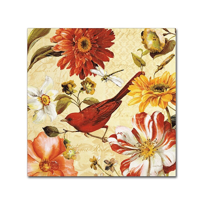 Trademark Fine Art Lisa Audit 'Rainbow Garden Spice III' 24 x 24 (WAP0226-C2424GG) image 1