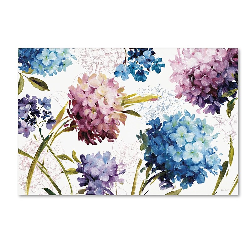 Trademark Fine Art Lisa Audit 'Spring Nectar I - Laurie' 12 x 19 (WAP0235-C1219GG) image 1