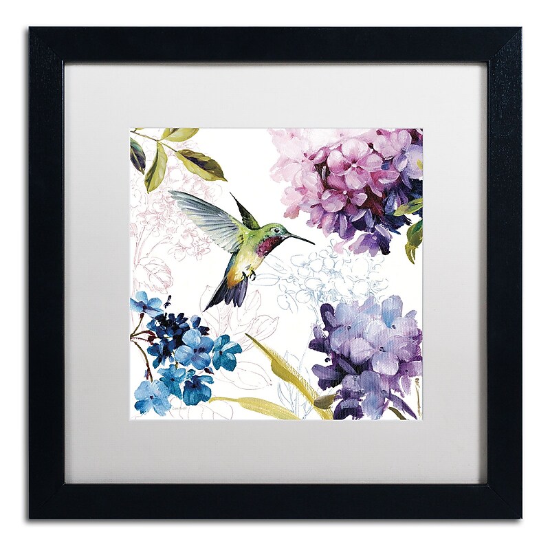 Trademark Fine Art Lisa Audit 'Spring Nectar Square II' 16 x 16 (WAP0236-B1616MF) image 1