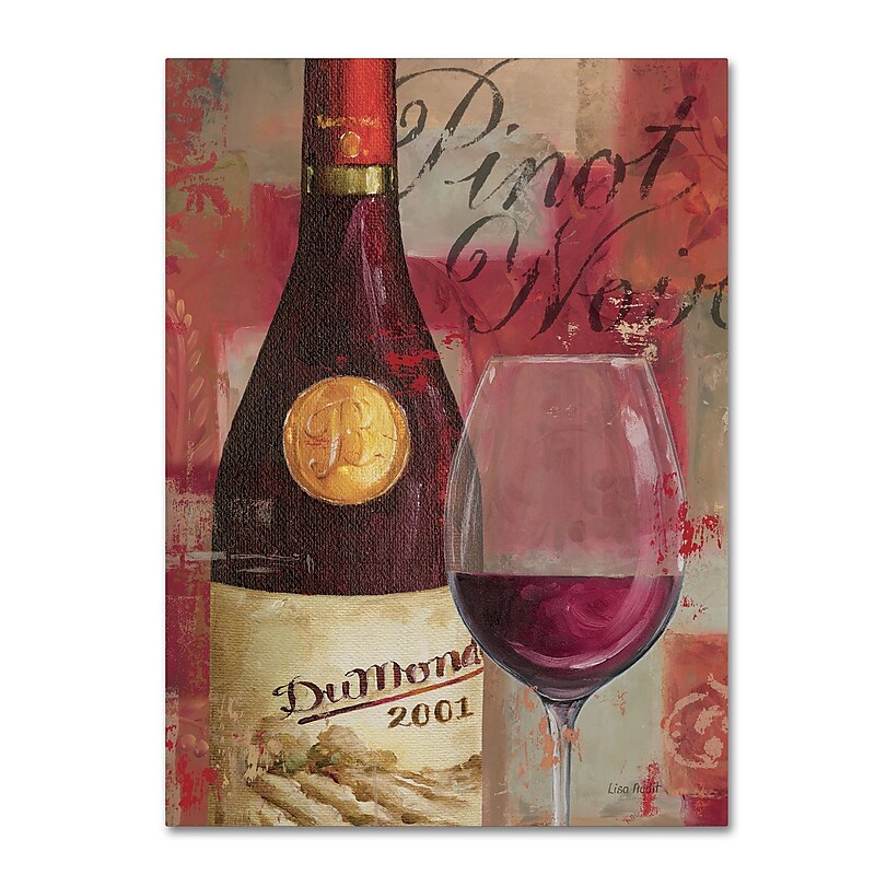 Trademark Fine Art Lisa Audit 'Vin Abstract I' 35 x 47 (WAP0241-C3547GG) image 1
