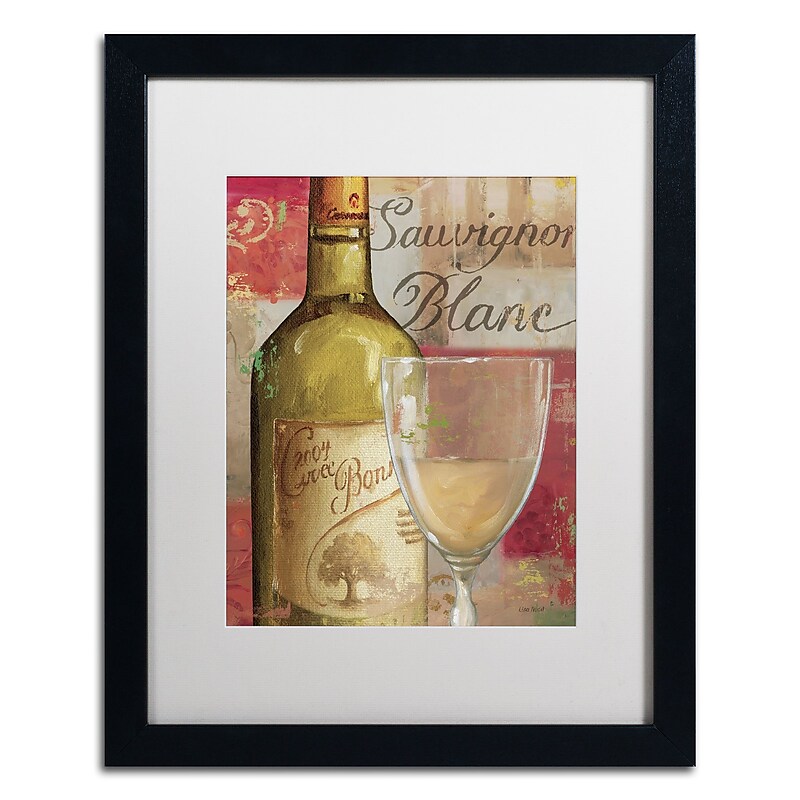 Trademark Fine Art Lisa Audit 'Vin Abstract II' 16 x 20 Framed Art Print (WAP0242-B1620MF) image 1