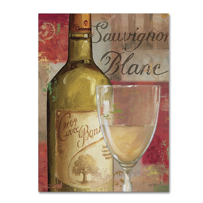 Trademark Fine Art Lisa Audit 'Vin Abstract II' 18 x 24 (WAP0242-C1824GG) image 1