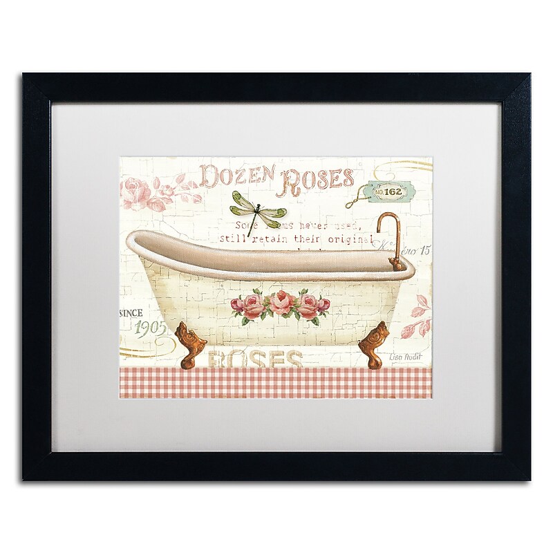 Trademark Fine Art Lisa Audit 'Rose Garden IV no Border' 16 x 20 (WAP0244-B1620MF) image 1