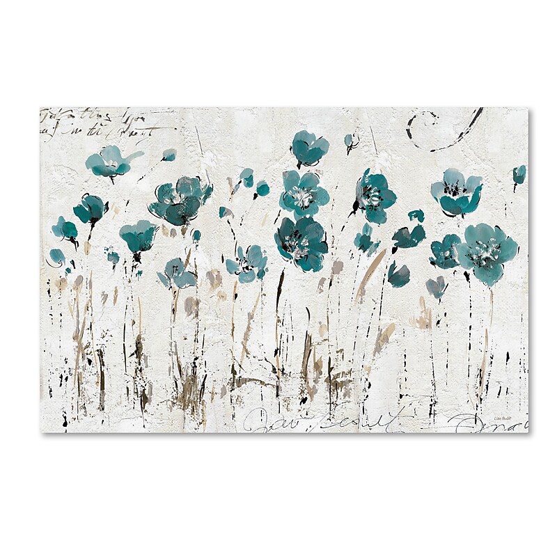 Trademark Fine Art Lisa Audit 'Abstract Balance VI Blue' 16 x 24 (WAP0246-C1624GG) image 1