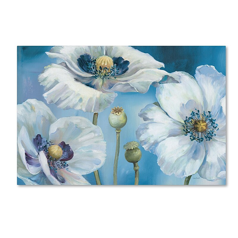 Trademark Fine Art Lisa Audit 'Blue Dance I' 16 x 24 (WAP0247-C1624GG) image 1