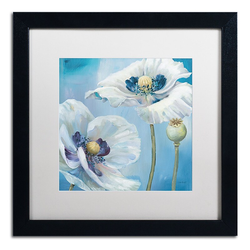 Trademark Fine Art Lisa Audit 'Blue Dance II' 16 x 16 (WAP0248-B1616MF) image 1