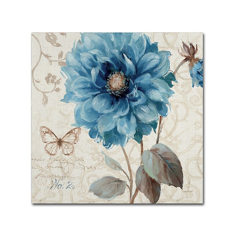 Trademark Fine Art Lisa Audit 'A Blue Note II' 35 x 35 (WAP0251-C3535GG) image 1