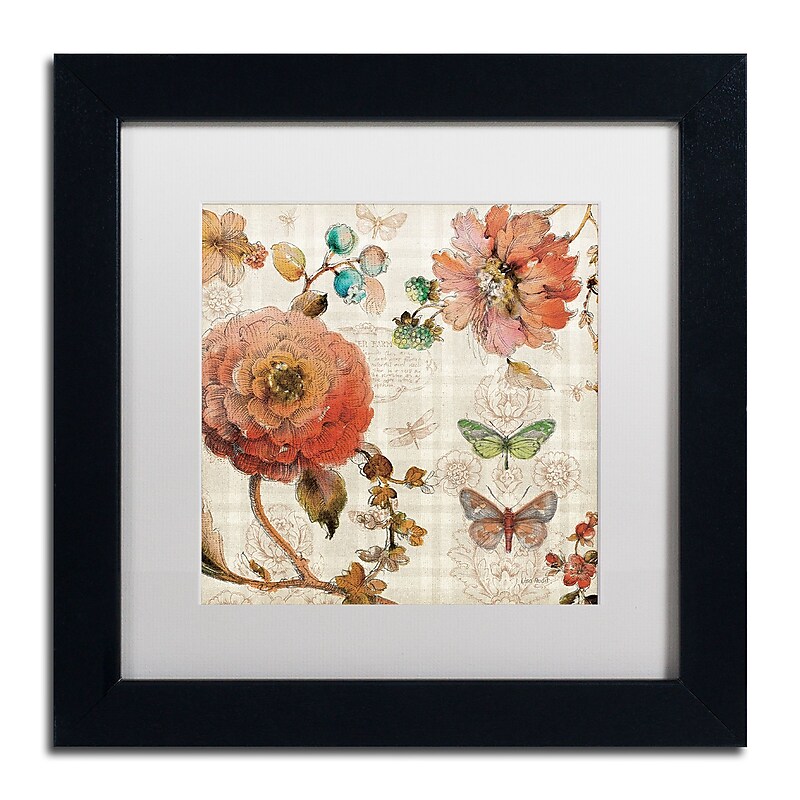 Trademark Fine Art Lisa Audit 'French Country IV' 11 x 11 Framed Art Print (WAP0256-B1111MF) image 1