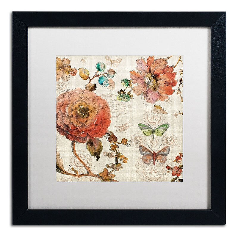 Trademark Fine Art Lisa Audit 'French Country IV' 16 x 16 Framed Art Print (WAP0256-B1616MF) image 1