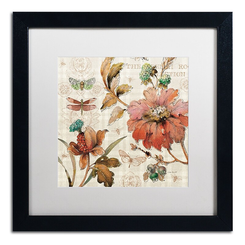 Trademark Fine Art Lisa Audit 'French Country V' 16 x 16 Framed Art Print (WAP0257-B1616MF) image 1
