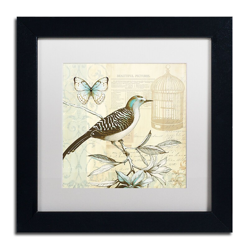 Trademark Fine Art Lisa Audit 'Freedom I' 11 x 11 Framed Art Print (WAP0258-B1111MF) image 1