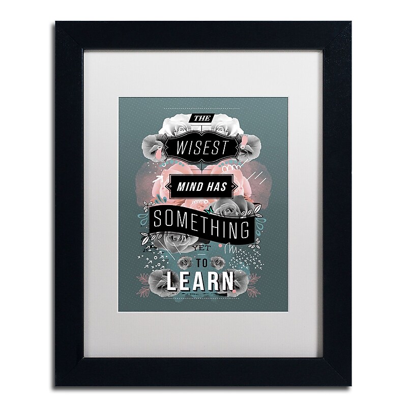 Trademark Fine Art Kavan & Co 'A Beautiful Mind' 11 x 14 Framed Art Print (ALI0600-B1114MF) image 1