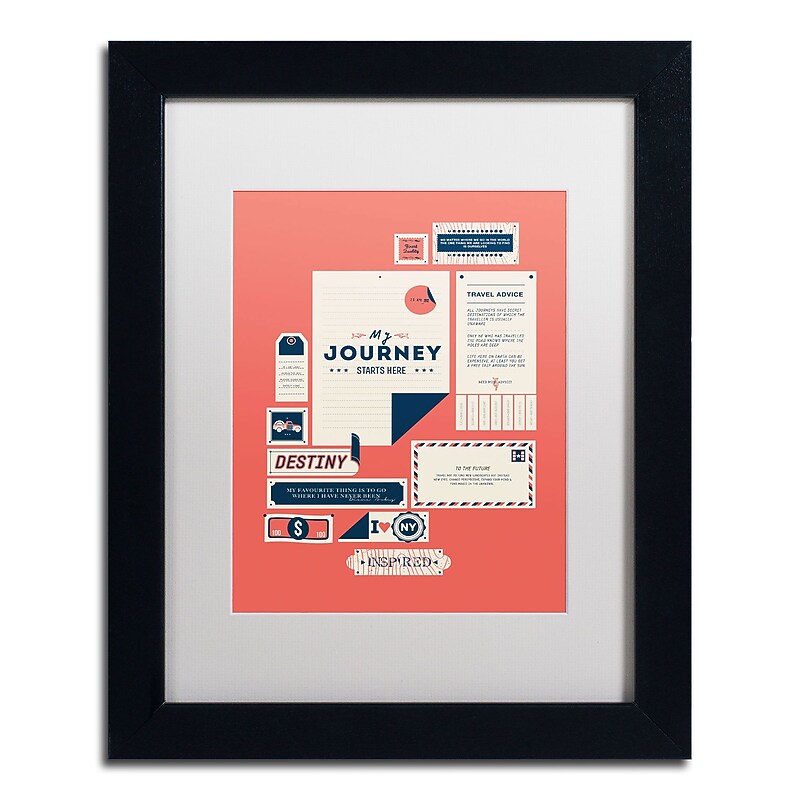 Trademark Fine Art Kavan & Co 'The Destination' 11 x 14 Framed Art Print (ALI0608-B1114MF) image 1