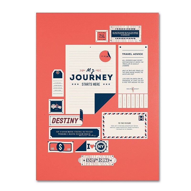 Trademark Fine Art Kavan & Co 'The Destination' 24 x 32 (ALI0608-C2432GG) image 1