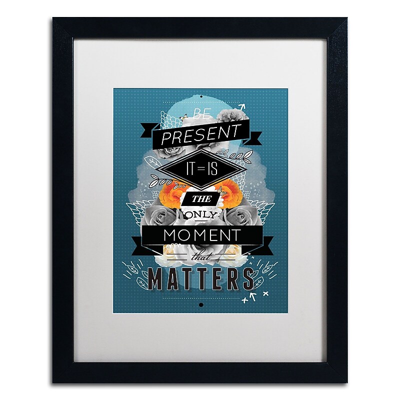 Trademark Fine Art Kavan & Co 'The Present' 16 x 20 Framed Art Print (ALI0612-B1620MF) image 1