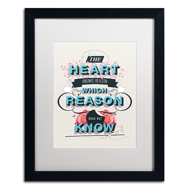 Trademark Fine Art Kavan & Co 'The Reason' 16 x 20 Framed Art Print (ALI0613-B1620MF) image 1