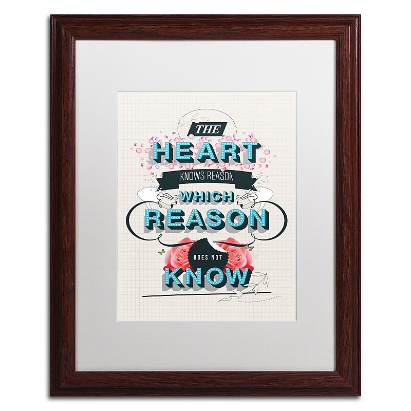 Trademark Fine Art Kavan & Co 'The Reason' 16 x 20 Framed Art Print (ALI0613-W1620MF) image 1