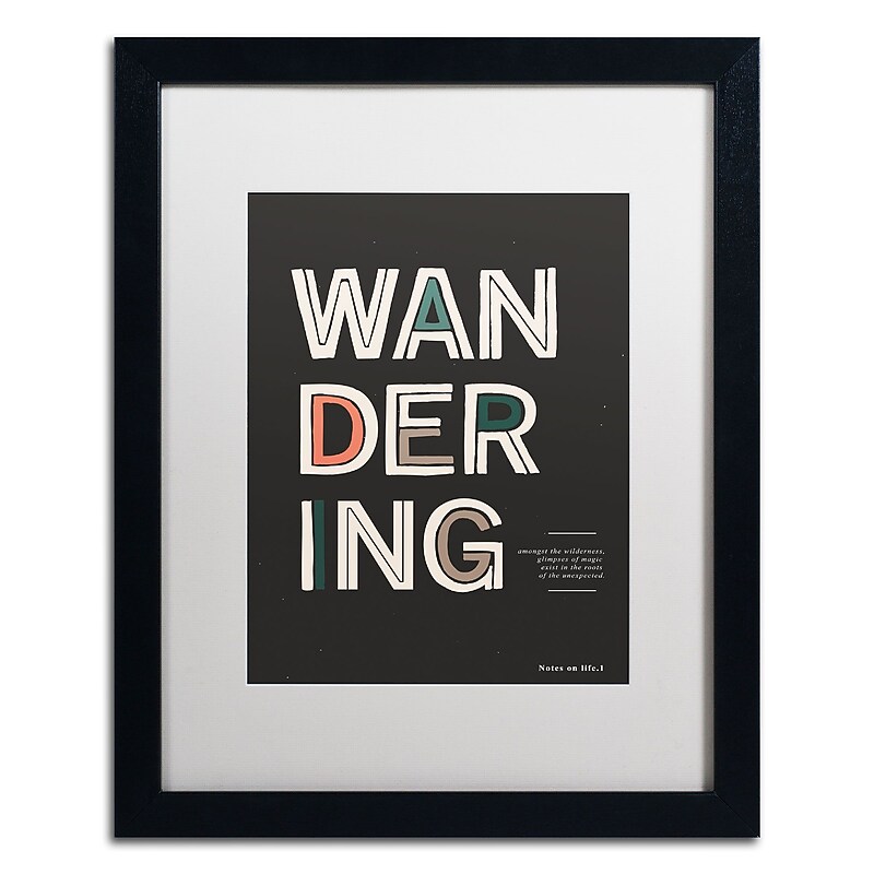 Trademark Fine Art Kavan & Co 'The Unexpected' 11 x 14 Framed Art Print (ALI0614-B1114MF) image 1