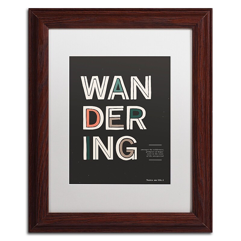 Trademark Fine Art Kavan & Co 'The Unexpected' 11 x 14 Framed Art Print (ALI0614-W1114MF) image 1