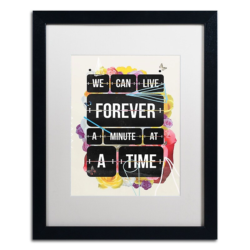 Trademark Fine Art Kavan & Co 'Time of Your Life' 11 x 14 Framed Art Print (ALI0615-B1114MF) image 1