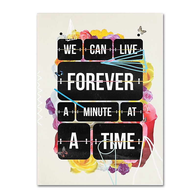 Trademark Fine Art Kavan & Co 'Time of Your Life' 18 x 24 (ALI0615-C1824GG) image 1