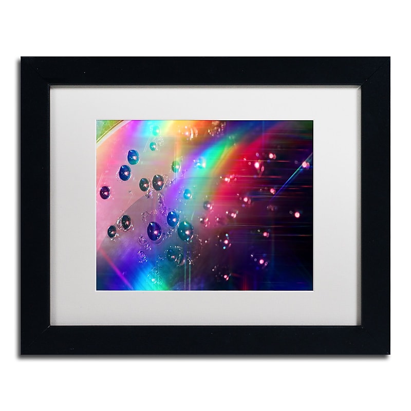 Trademark Fine Art Beata Czyzowska Young 'Rainbow Logistics II' 11 x 14 Framed Art Print (BC0212-B1114MF) image 1